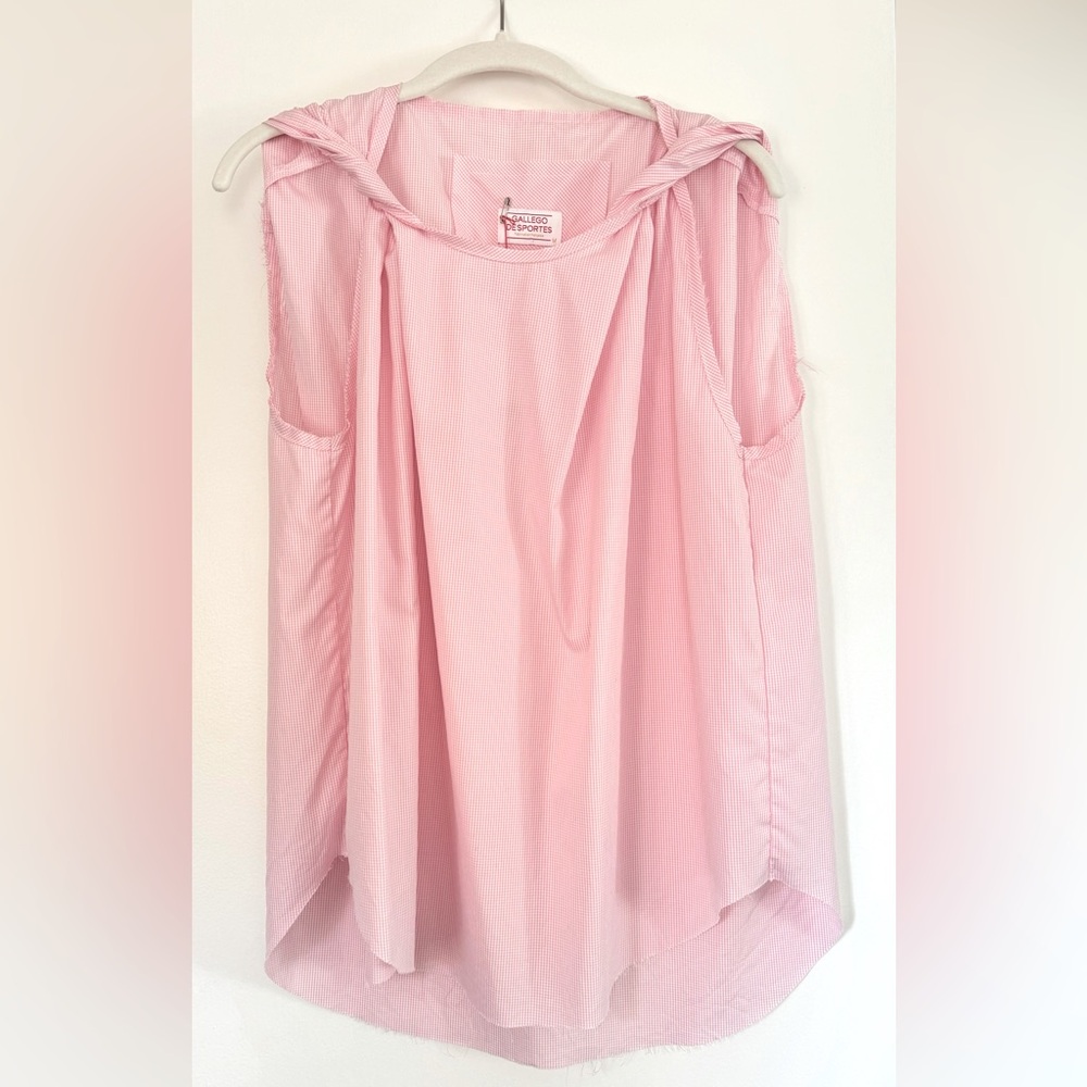 Gallego Desportes Pink Twist Tank NWT Medium